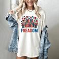 Reading Freadom Freedom Book Lover 4th Of July Men Women Women's Comfort Colors T-Shirt Ivory