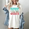 Reading Is My Jam Book Lover Bookworm Teacher Library Reader Women's Comfort Colors T-Shirt Ivory Reading Is My Jam Book Lover Bookworm Teacher Library Reader Women's Comfort Colors T-Shirt Ivory