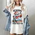 Reading Is Snow Much Fun Christmas Bookworm Snowman Reading Women's Comfort Colors T-Shirt Ivory Reading Is Snow Much Fun Christmas Bookworm Snowman Reading Women's Comfort Colors T-Shirt Ivory