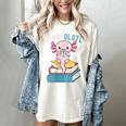 Reads Alotl Shirt Kids Readsolotl Read Axolotl Shirt Books Women's Comfort Colors T-Shirt Ivory