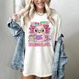 Readsalotl Axolotl Reading Book Bookworm Women's Comfort Colors T-Shirt Ivory