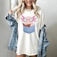 Readsalotl Axolotl Reading Book Lover Reading Pocket Axolotl Women's Comfort Colors T-Shirt Ivory