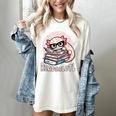 Readsalotl Axolotl Reading Books Glasses Bookworm Pun Fun Women's Comfort Colors T-Shirt Ivory Readsalotl Axolotl Reading Books Glasses Bookworm Pun Fun Women's Comfort Colors T-Shirt Ivory