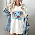 Readsolotl Blue Kawaii Axolotl Book Lover Reading Retro Women's Comfort Colors T-Shirt Ivory Readsolotl Blue Kawaii Axolotl Book Lover Reading Retro Women's Comfort Colors T-Shirt Ivory