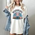 Readsolotl Book Lover Reading Axolotl Kids Reader Women's Comfort Colors T-Shirt Ivory Readsolotl Book Lover Reading Axolotl Kids Reader Women's Comfort Colors T-Shirt Ivory