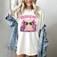 Readsolotl Pink Kawaii Axolotl Book Lover Reading Women's Comfort Colors T-Shirt Ivory Readsolotl Pink Kawaii Axolotl Book Lover Reading Women's Comfort Colors T-Shirt Ivory