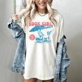 Retro Book Girl Summer Beach Vacation For Book Lover Women's Comfort Colors T-Shirt Ivory Retro Book Girl Summer Beach Vacation For Book Lover Women's Comfort Colors T-Shirt Ivory