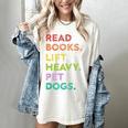 Retro Read Books Lift Heavy Pet Dogs Gym Book Lover Women's Comfort Colors T-Shirt Ivory Retro Read Books Lift Heavy Pet Dogs Gym Book Lover Women's Comfort Colors T-Shirt Ivory