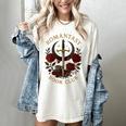 Romantasy Book Club Coffee Sword Roses Women's Comfort Colors T-Shirt Ivory Romantasy Book Club Coffee Sword Roses Women's Comfort Colors T-Shirt Ivory