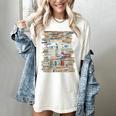 RtY Book Man Graphic Eyes Colorful Art Small Women's Comfort Colors T-Shirt Ivory