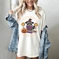 Salem Witch Book Club Bookish Halloween Raccoon Witchcraft Women's Comfort Colors T-Shirt Ivory