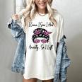 I Came I Saw I Had Anxiety So I Left Messy Bun Introvert Women's Comfort Colors T-Shirt Ivory I Came I Saw I Had Anxiety So I Left Messy Bun Introvert Women's Comfort Colors T-Shirt Ivory