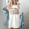 Say Gay Protect Trans Kids Read Banned Books LGBTQ Gay Pride Women's Comfort Colors T-Shirt Ivory Say Gay Protect Trans Kids Read Banned Books LGBTQ Gay Pride Women's Comfort Colors T-Shirt Ivory