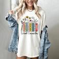 School Counselor Wildflower Book School Counseling Life Women's Comfort Colors T-Shirt Ivory