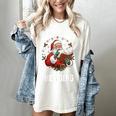 He Sees What You'Ve Been Reading Santa Book Lover Women's Comfort Colors T-Shirt Ivory