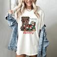 He Sees What You'Ve Been Reading Santa Christmas Bookish Women's Comfort Colors T-Shirt Ivory He Sees What You'Ve Been Reading Santa Christmas Bookish Women's Comfort Colors T-Shirt Ivory