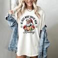 He Sees What You'Ve Been Reading Santa Xmas Book Lover Women's Comfort Colors T-Shirt Ivory