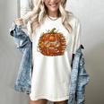Smart Book Pumpkin Retro Fall Teacher Reading Halloween Women's Comfort Colors T-Shirt Ivory Smart Book Pumpkin Retro Fall Teacher Reading Halloween Women's Comfort Colors T-Shirt Ivory