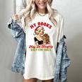 Smut Reader Christmas My Books May Be Naughty But I'm Nice Women's Comfort Colors T-Shirt Ivory