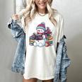 Snowman Reading Book Lovers Christmas Bookworm Librarian Women's Comfort Colors T-Shirt Ivory Snowman Reading Book Lovers Christmas Bookworm Librarian Women's Comfort Colors T-Shirt Ivory