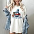 Snowman Reading Books Lovers Librarian Bookworm Christmas Women's Comfort Colors T-Shirt Ivory Snowman Reading Books Lovers Librarian Bookworm Christmas Women's Comfort Colors T-Shirt Ivory