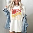 Social Distancing Expert Introvert Women's Comfort Colors T-Shirt Ivory Social Distancing Expert Introvert Women's Comfort Colors T-Shirt Ivory