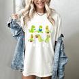 Sorry Can't Books Bye Dinosaur Librarian Bookworm Teacher Women's Comfort Colors T-Shirt Ivory