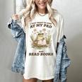 Stay At My Pad And Read Books Frog Introvert Reading Women's Comfort Colors T-Shirt Ivory Stay At My Pad And Read Books Frog Introvert Reading Women's Comfort Colors T-Shirt Ivory