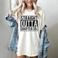 Straight Outta Chapter 39 Cute Book Lover Reader Women's Comfort Colors T-Shirt Ivory