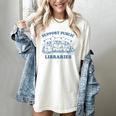 Support Your Local Library Read Banned Books Librarian Women's Comfort Colors T-Shirt Ivory