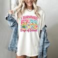 Survived 67 Days Of School Ice Cream Drip Apple Pencil Book Women's Comfort Colors T-Shirt Ivory Survived 67 Days Of School Ice Cream Drip Apple Pencil Book Women's Comfort Colors T-Shirt Ivory