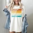 I Survived Reading Banned Books All I Got Was Smarter Women's Comfort Colors T-Shirt Ivory