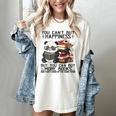 Teacher Bookworm Book Lover Panda Reading Book Librarian Tee Women's Comfort Colors T-Shirt Ivory