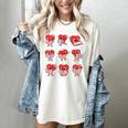 Teacher Valentines Day Reading Book Lover Bookworm Library Women's Comfort Colors T-Shirt Ivory