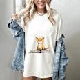 That's What I Do I Pet Cats I Read Books And I Know Things Women's Comfort Colors T-Shirt Ivory