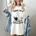 Today I'm A Serious Goose Animal Reading Book Lovers Women's Comfort Colors T-Shirt Ivory Today I'm A Serious Goose Animal Reading Book Lovers Women's Comfort Colors T-Shirt Ivory