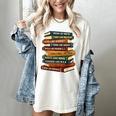 History Month Dream Like Martin Books Men Women Kids Women's Comfort Colors T-Shirt Ivory