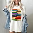 History Month Educated Black Leaders Reading Books Women's Comfort Colors T-Shirt Ivory