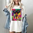 History Month Educated Black Women Girls Reading Book Women's Comfort Colors T-Shirt Ivory