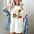 Turkey Reading Books Fall Librarian Book Lover Teacher Kids Women's Comfort Colors T-Shirt Ivory Turkey Reading Books Fall Librarian Book Lover Teacher Kids Women's Comfort Colors T-Shirt Ivory