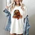 Turkey Reading Books Fall Season Thanksgiving Teacher Book Women's Comfort Colors T-Shirt Ivory Turkey Reading Books Fall Season Thanksgiving Teacher Book Women's Comfort Colors T-Shirt Ivory