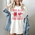 Valentine Day Book You Are Too Sweet Librarian Teacher Kids Women's Comfort Colors T-Shirt Ivory