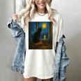 Van Gogh Starry Night Art Cat And Book Lovers Premium Tri-Blend Women's Comfort Colors T-Shirt Ivory Van Gogh Starry Night Art Cat And Book Lovers Premium Tri-Blend Women's Comfort Colors T-Shirt Ivory