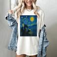 Van Gogh Starry Night Fantasy Reader Dragon Reading Book Women's Comfort Colors T-Shirt Ivory Van Gogh Starry Night Fantasy Reader Dragon Reading Book Women's Comfort Colors T-Shirt Ivory