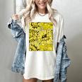 Varsity-Gold Yellow Comic Book University Varsity-Gold Women's Comfort Colors T-Shirt Ivory