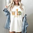 Wild About Reading Books Animal Theme Bookworm Library Day Women's Comfort Colors T-Shirt Ivory