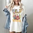 Wild About Reading Books Reader Lover Funny Teacher Animals For Men Women Kids Women's Comfort Colors T-Shirt Ivory