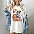 Wild About Reading Zoo Animals For Bookworm Book Reader Women's Comfort Colors T-Shirt Ivory Wild About Reading Zoo Animals For Bookworm Book Reader Women's Comfort Colors T-Shirt Ivory