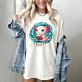 Women's Readsolotl Kawaii Axolotl Reading Book Lover Women's Comfort Colors T-Shirt Ivory