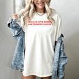 Women's I Really Love Books And Women's Rights Feminist Girls Women Women's Comfort Colors T-Shirt Ivory Women's I Really Love Books And Women's Rights Feminist Girls Women Women's Comfort Colors T-Shirt Ivory